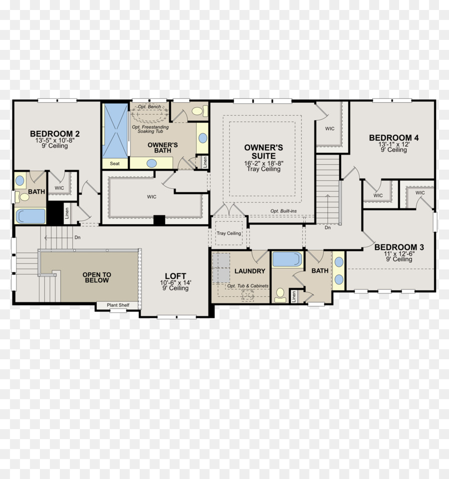 Plan D'étage De La Maison，Architecture PNG