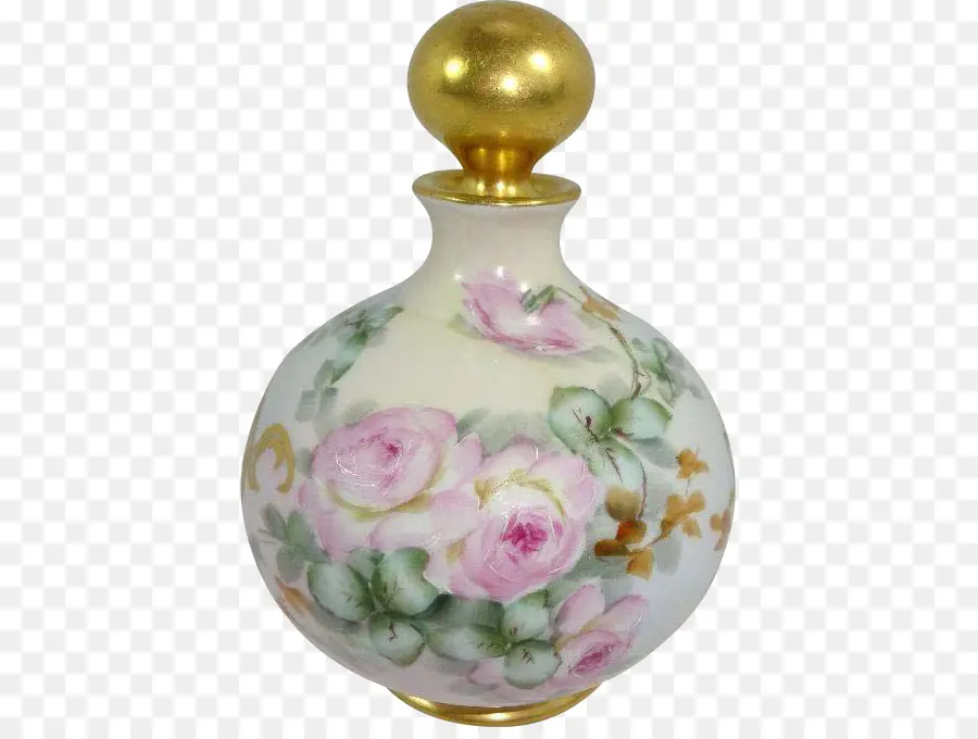 Bouteille De Parfum Vintage，Porcelaine PNG