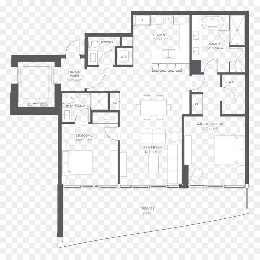 Plan D'étage De La Maison，Plan PNG