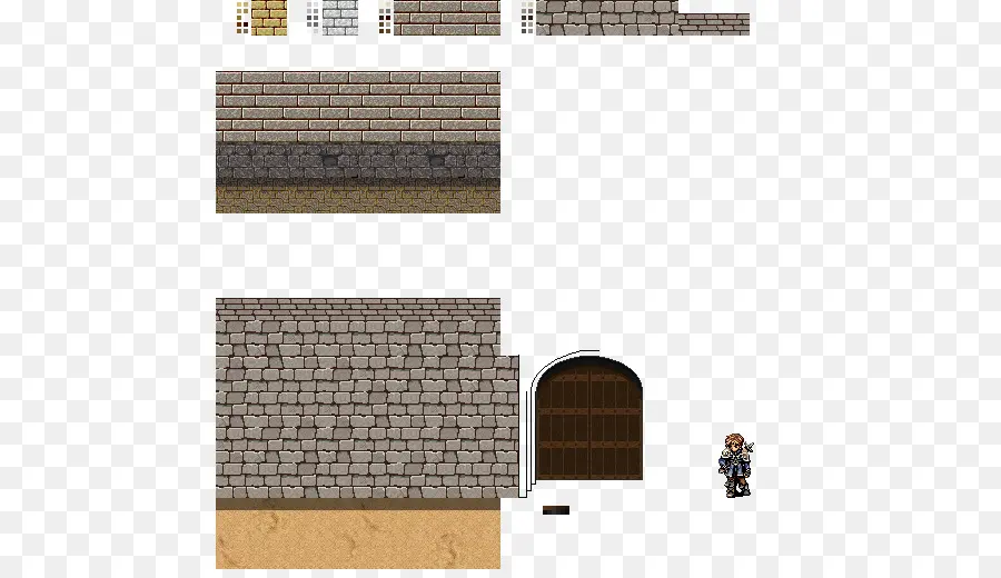 Mur De Pixel Art，Brique PNG