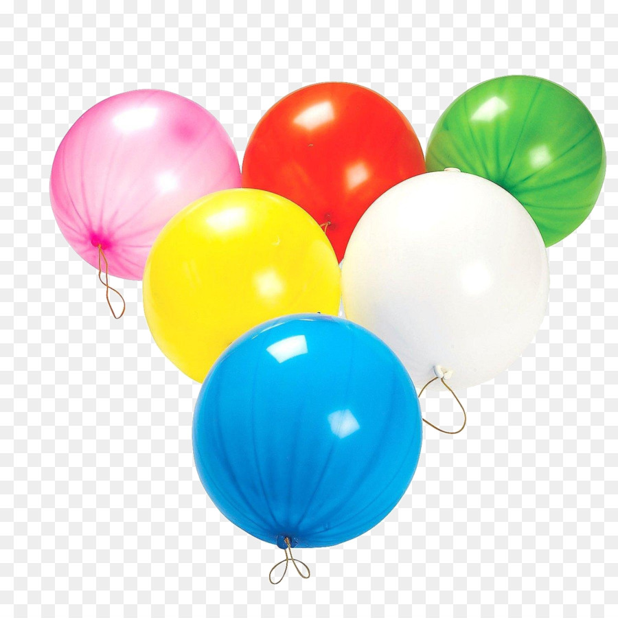 Ballons Colorés，Faire La Fête PNG