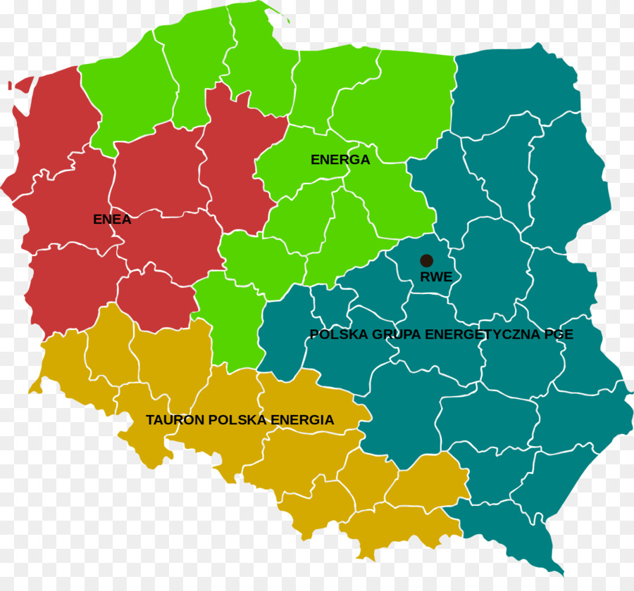 Pologne，Réseau De Distribution De L Opérateur PNG