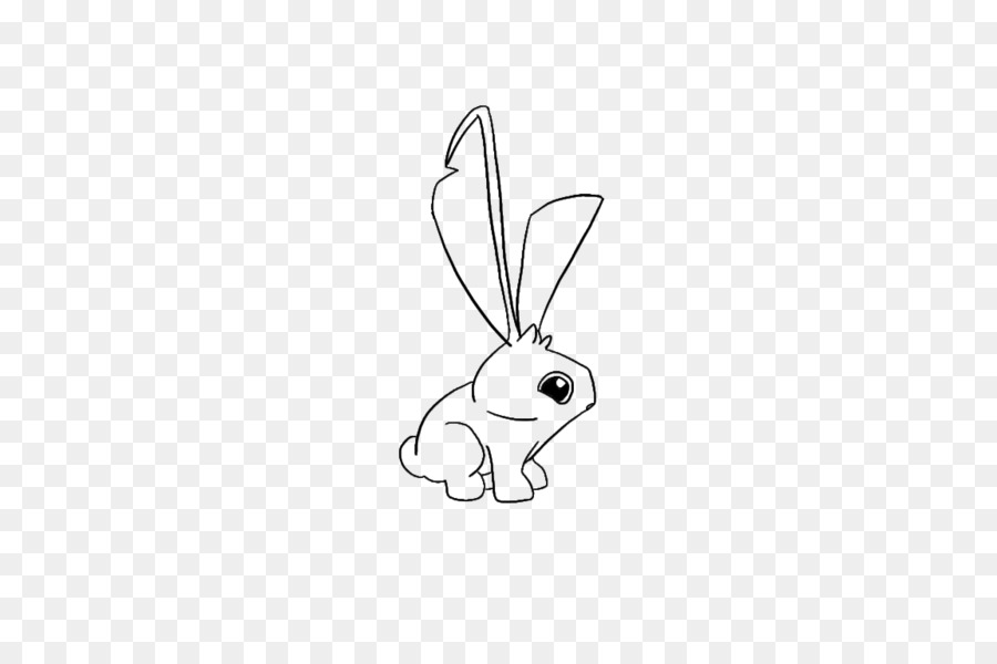 Silhouette De Lapin，Lapin PNG