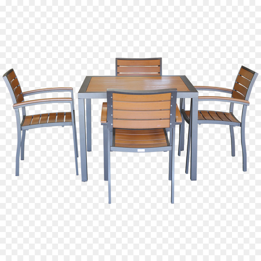 Table Et Chaises，En Bois PNG