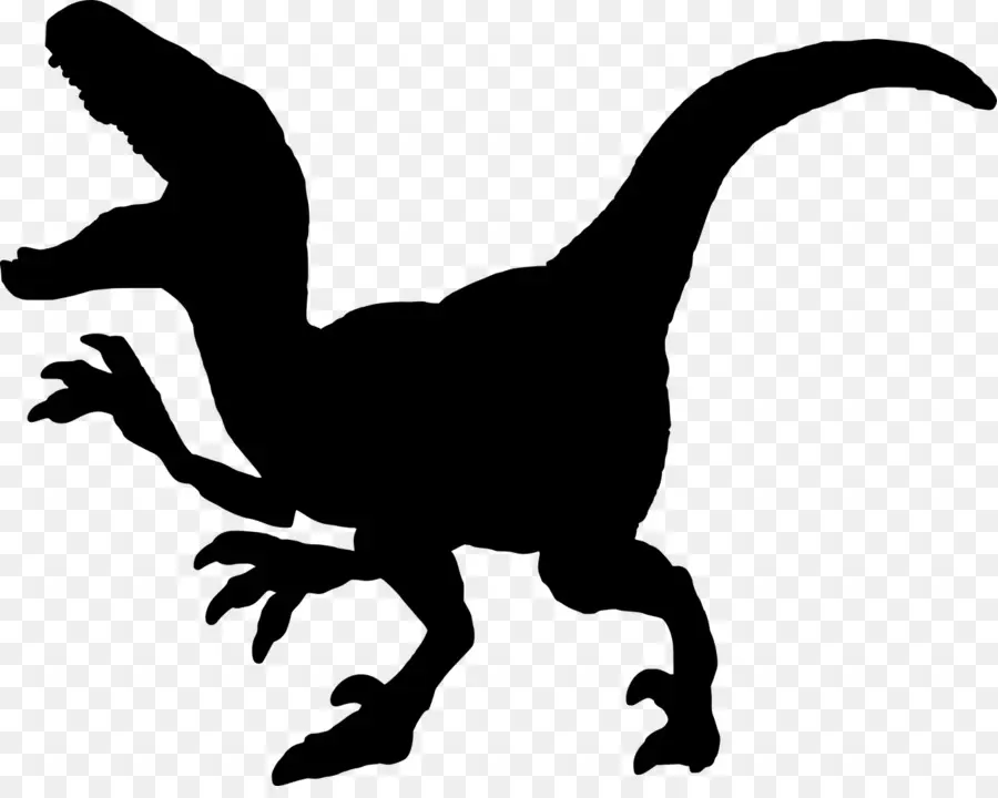 Silhouette De Dinosaure，Préhistorique PNG