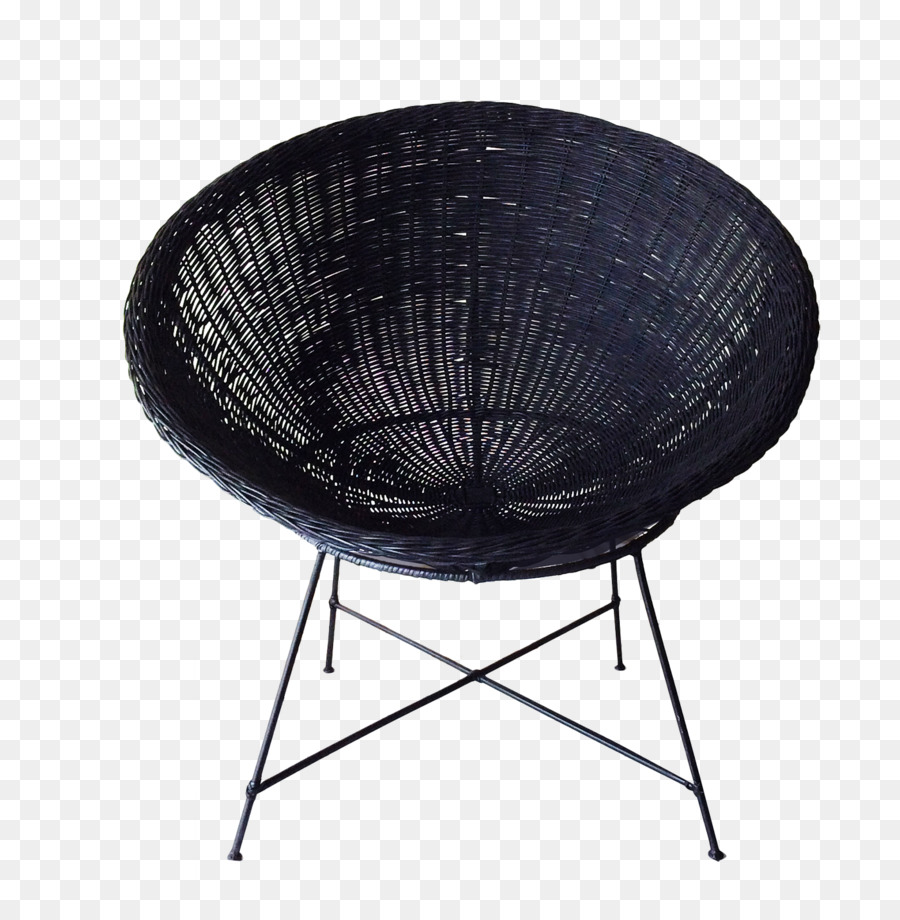 Chaise En Osier Noir，Sièges PNG