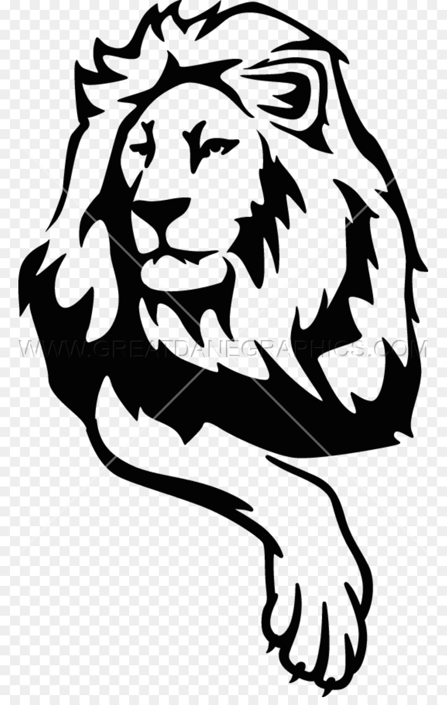 Lion Noir Et Blanc Arts Visuels Png Lion Noir Et Blanc Arts Visuels Transparentes Png Gratuit