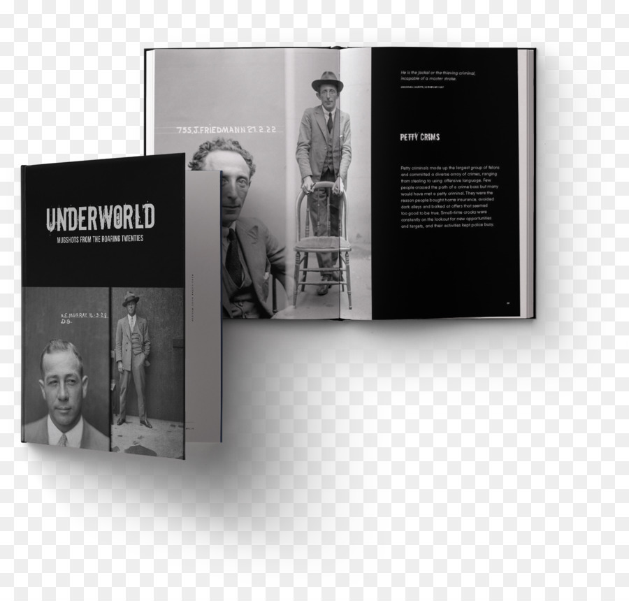 Underworld Mugshots à Partir Des Années Folles，Livre PNG