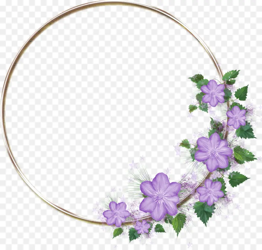 Couronne Florale，Fleurs PNG