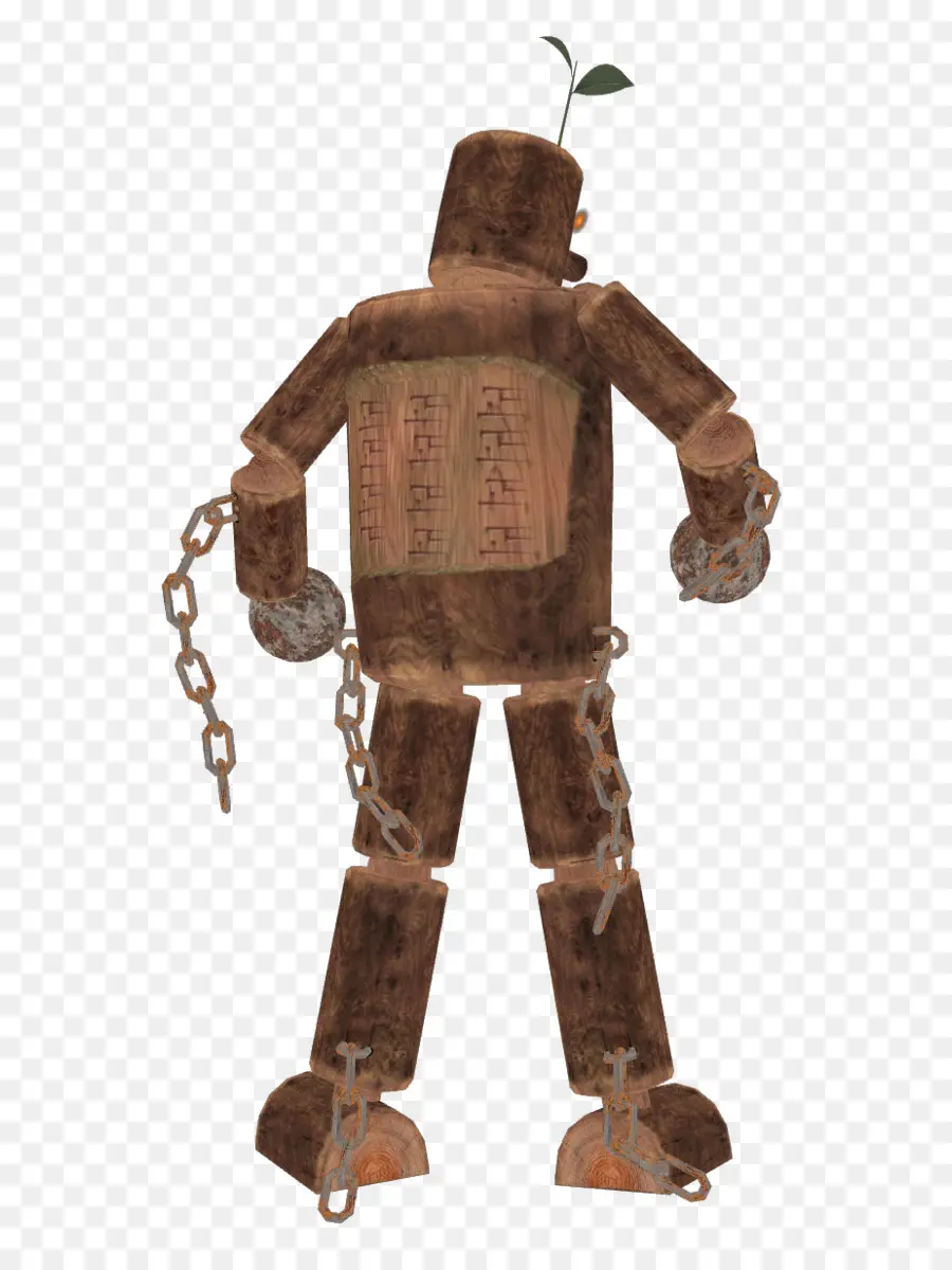 Robot，En Bois PNG