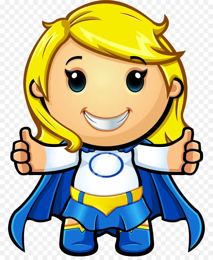 Super Héros Blond，Dessin Animé PNG