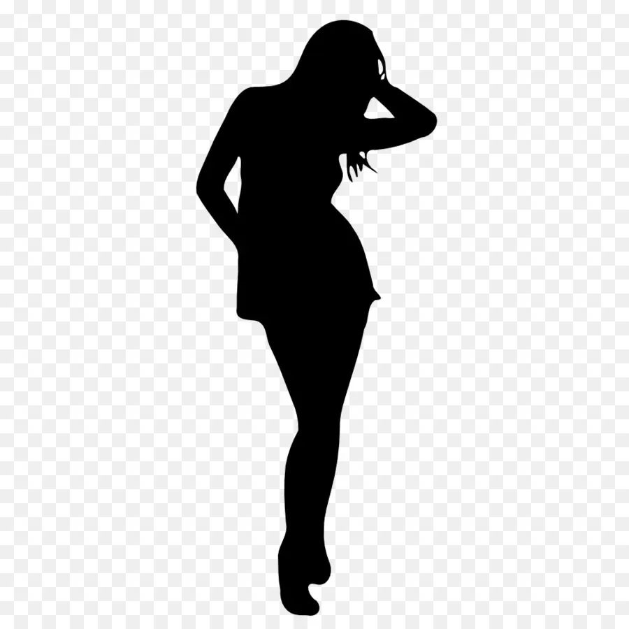 Silhouette De Femme，Femelle PNG