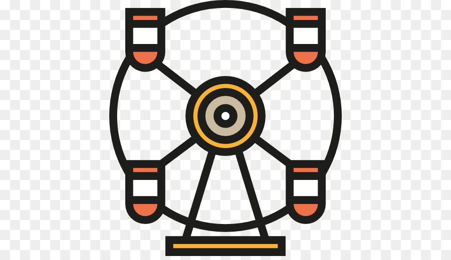 Icône De Grande Roue，Amusement PNG