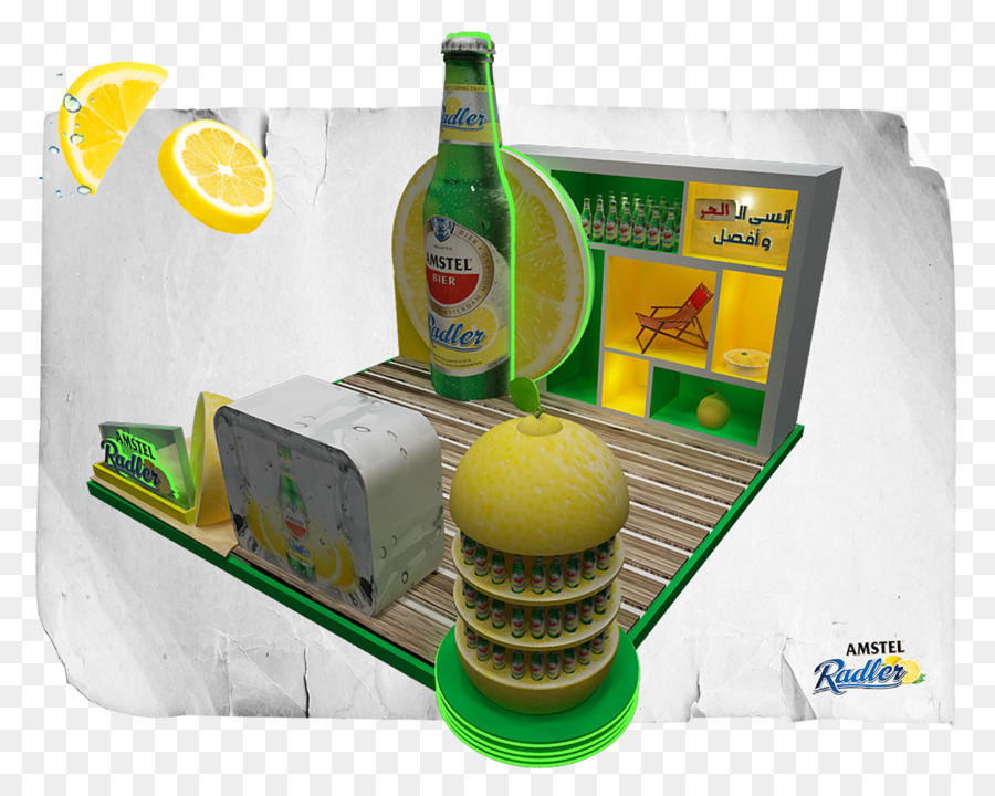 Bouteille De Bière，Citron PNG