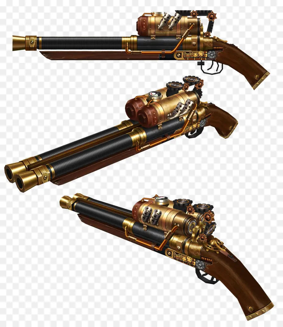 Fusils De Chasse Steampunk，Steampunk PNG