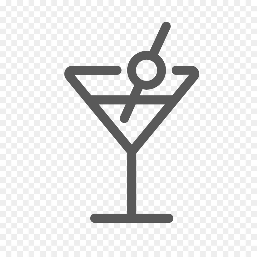 Verre à Cocktail，Paille PNG