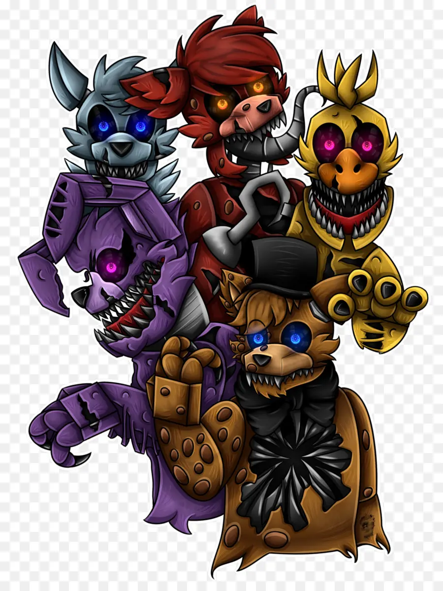 Personnages Animatroniques，Robots PNG