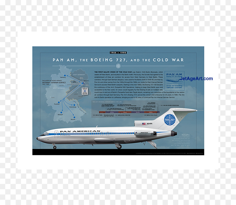 Avions à Fuselage étroit，Boeing 727 PNG