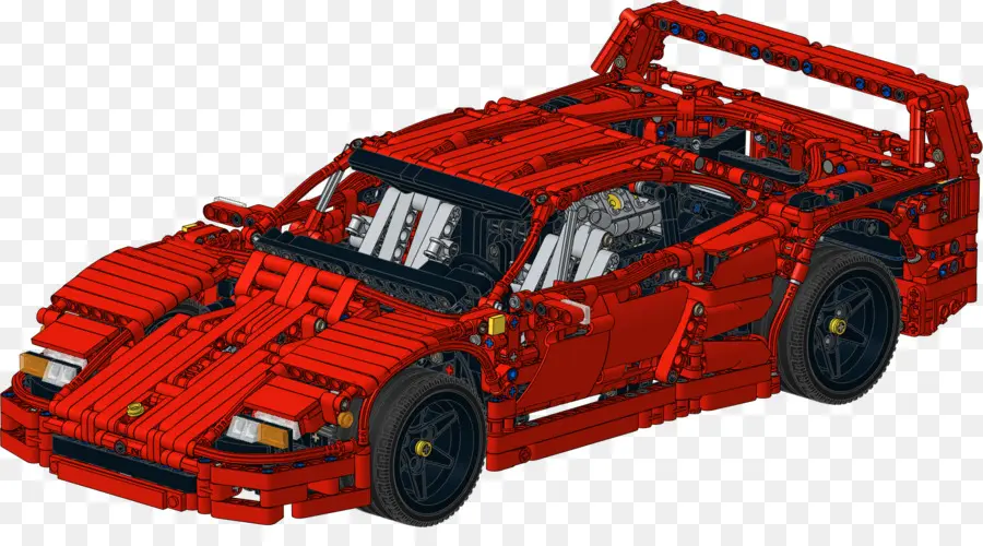 Voiture Lego，Rouge PNG