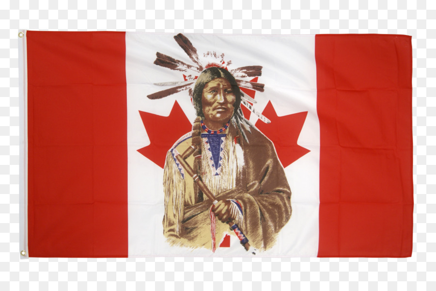 Drapeau Canadien Avec Une Personne Autochtone，Canada PNG