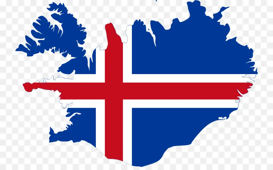 Drapeau De L Islande，Carte De Vecteur PNG