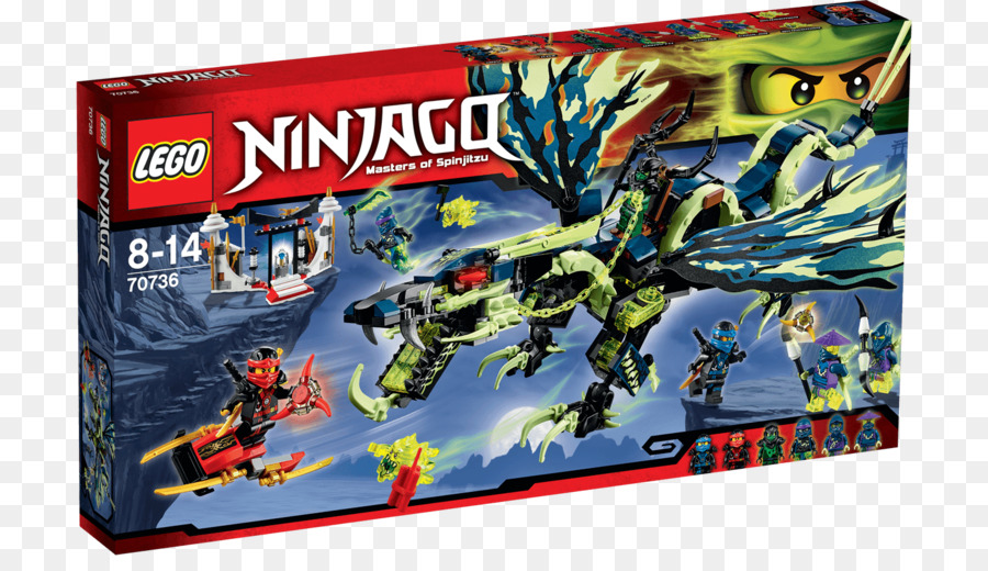 Lego 70736 Ninjago Attaque De La Colline Du Dragon，Amazoncom PNG