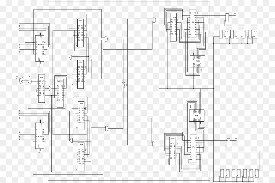 Plan D étage，L Architecture PNG