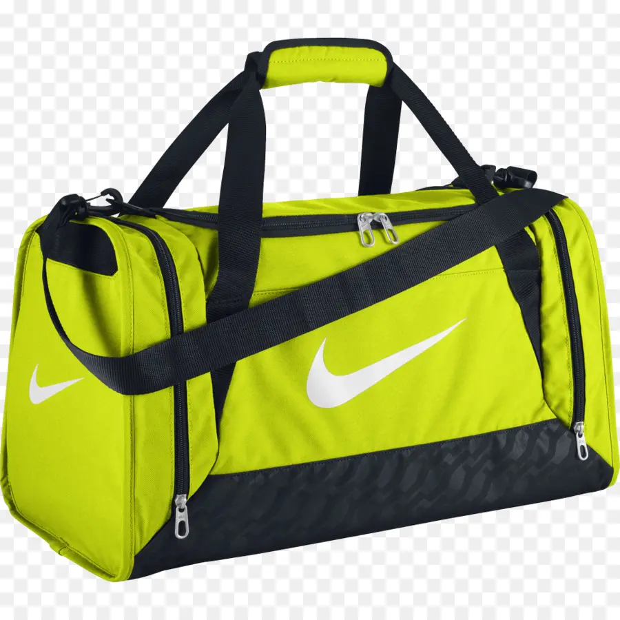 Sac De Sport Jaune，Nike PNG