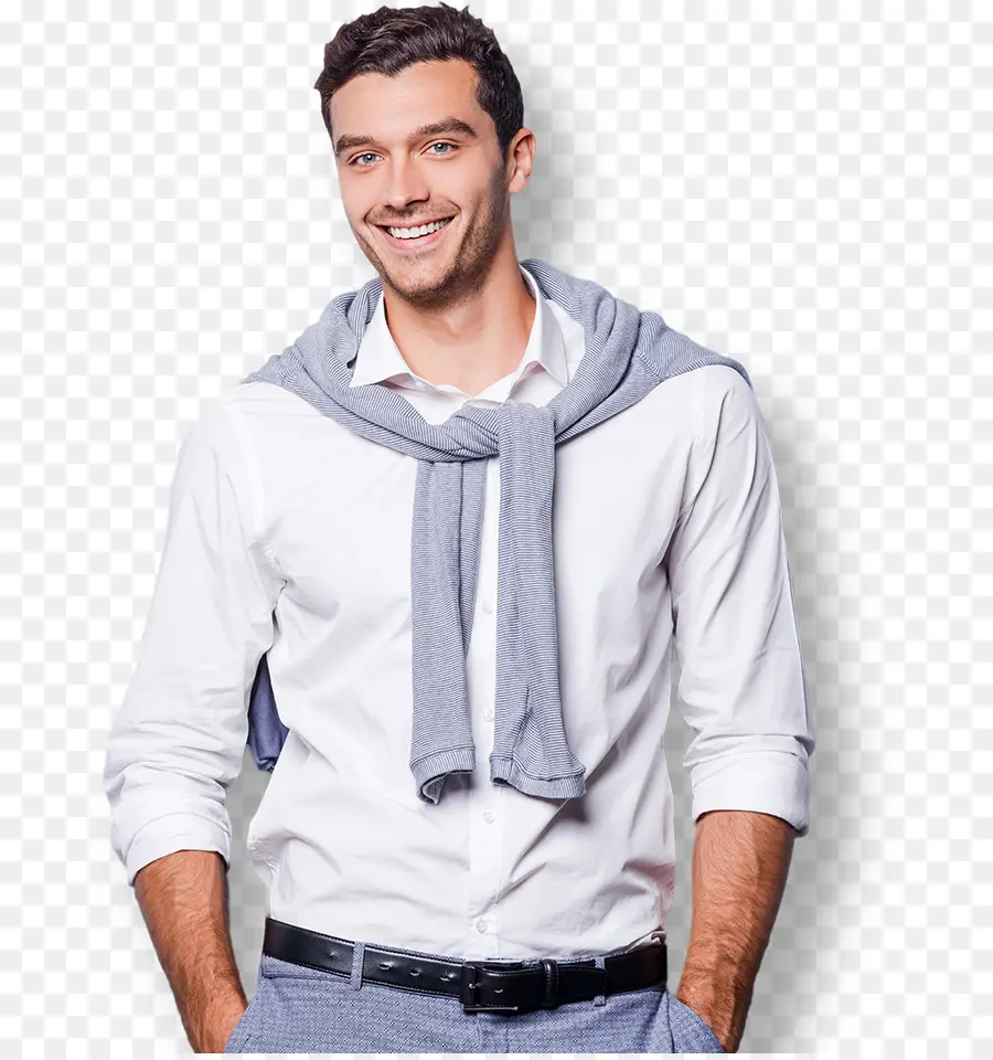 Homme En Tenue Décontractée，Mode PNG