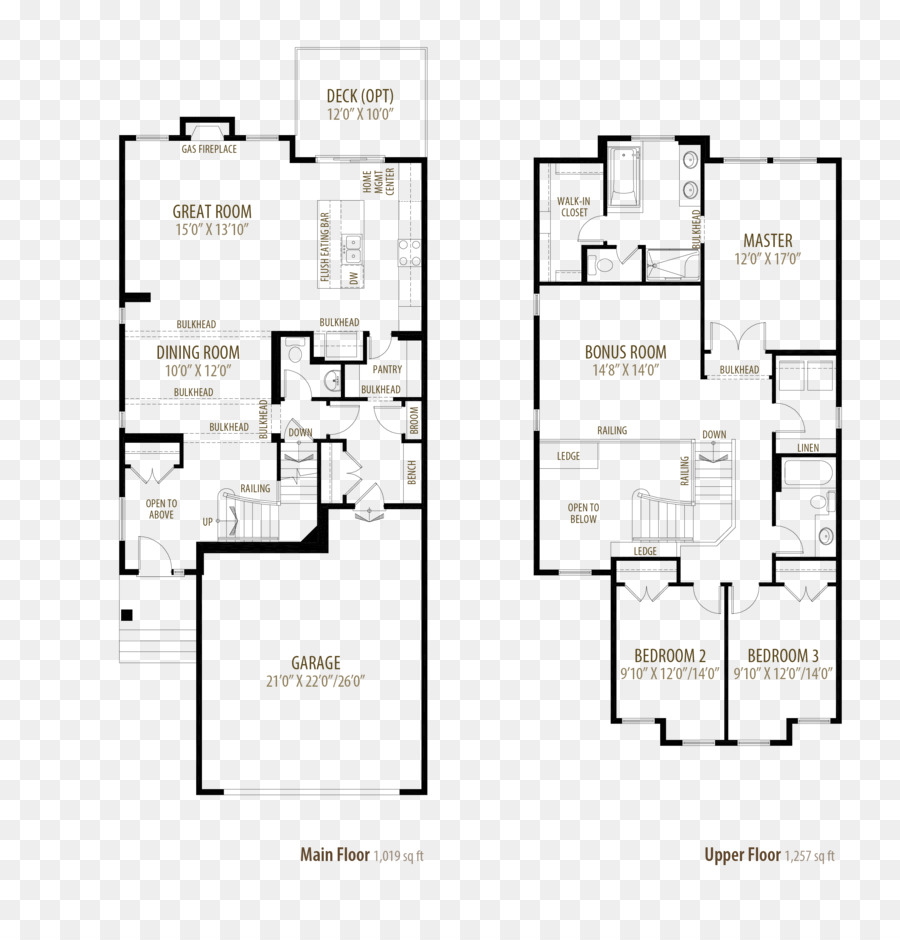 Plan D'étage，Maison PNG