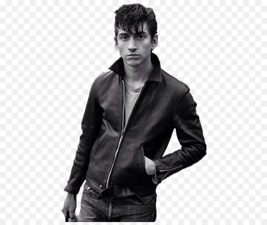 Alex Turner，Veste En Cuir PNG