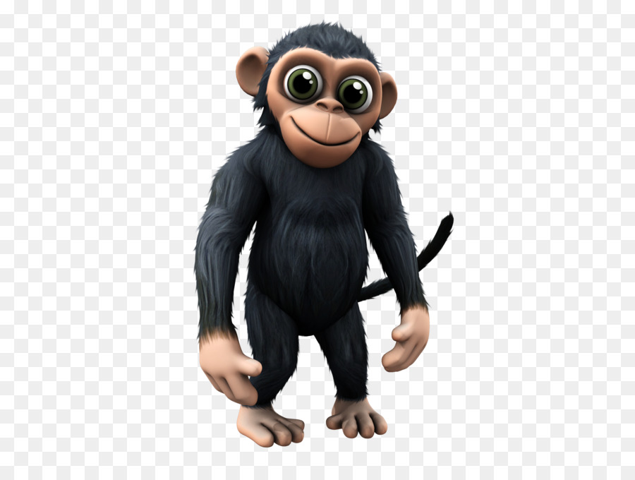 Singe Mignon，Dessin Animé PNG