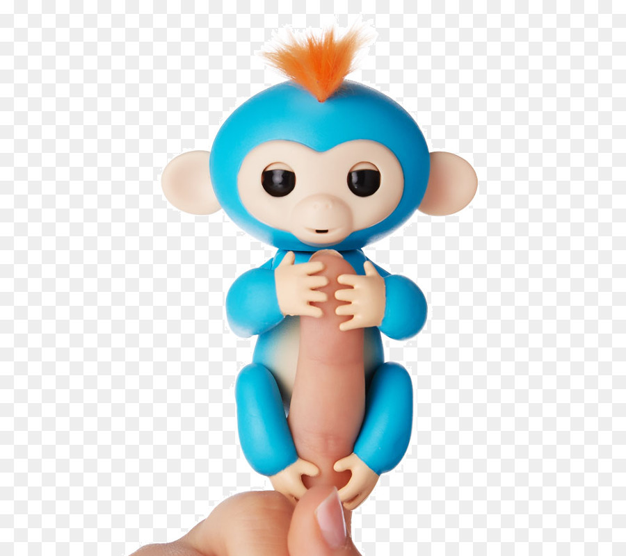 Jouet Singe Bleu，Doigt PNG