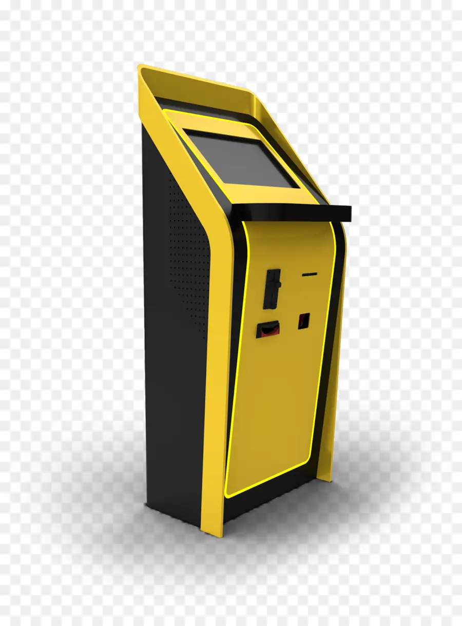 Kiosque Jaune Et Noir，Écran Tactile PNG