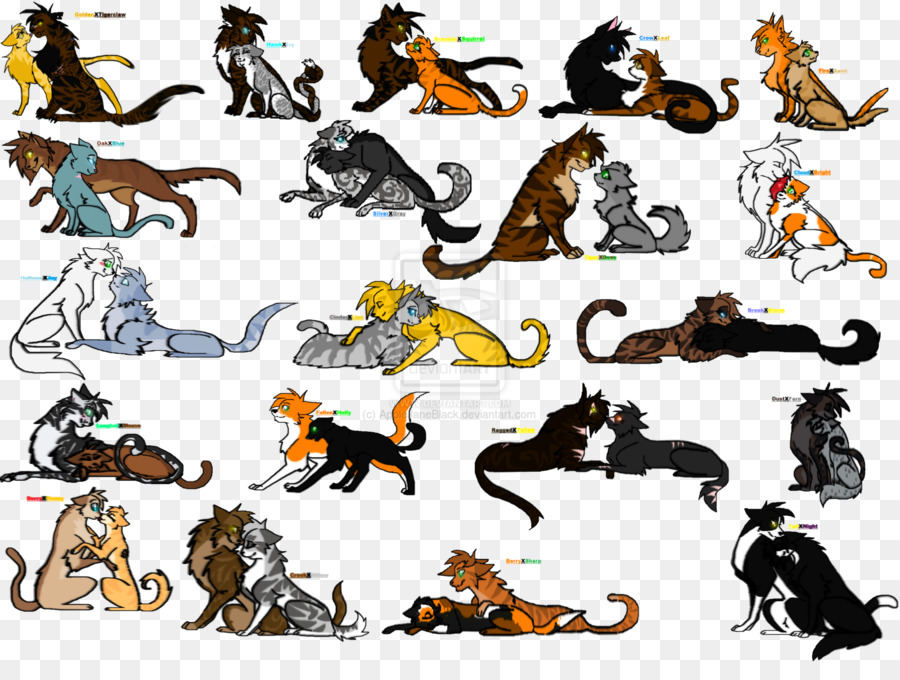 Chats，Paires PNG