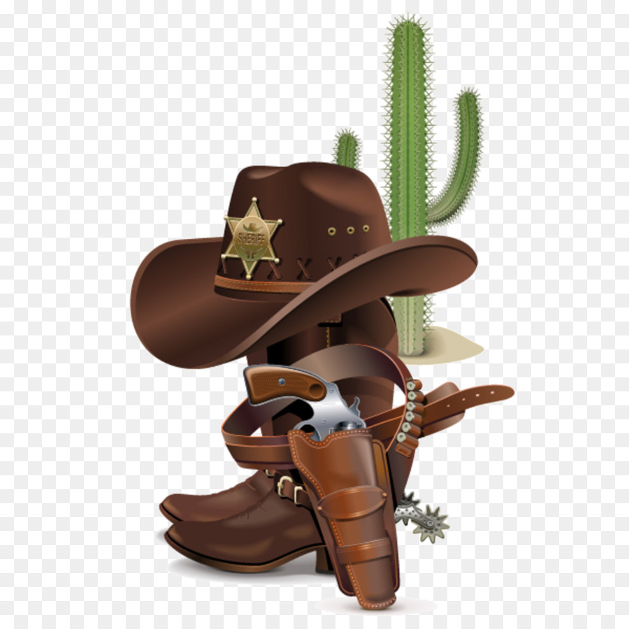 Équipement De Cow Boy，Chapeau PNG