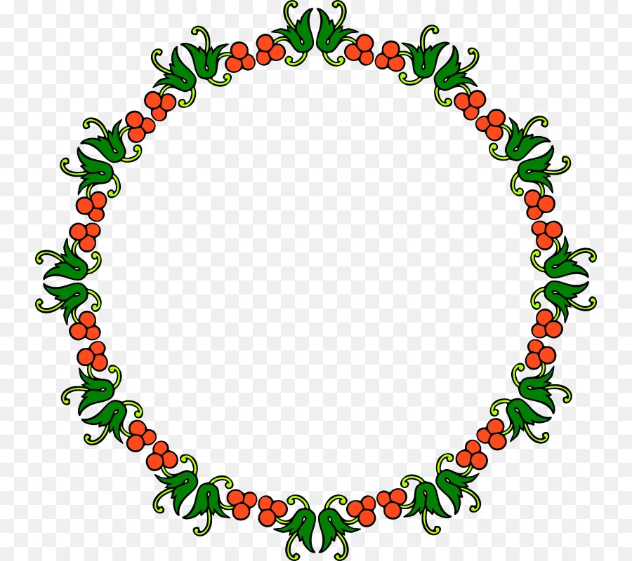 Couronne Florale，Cercle PNG