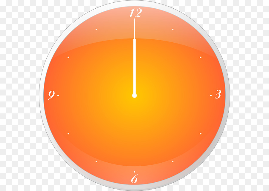 Horloge Orange，Temps PNG