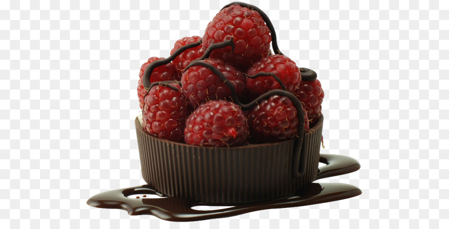 Framboises Au Chocolat，Dessert PNG