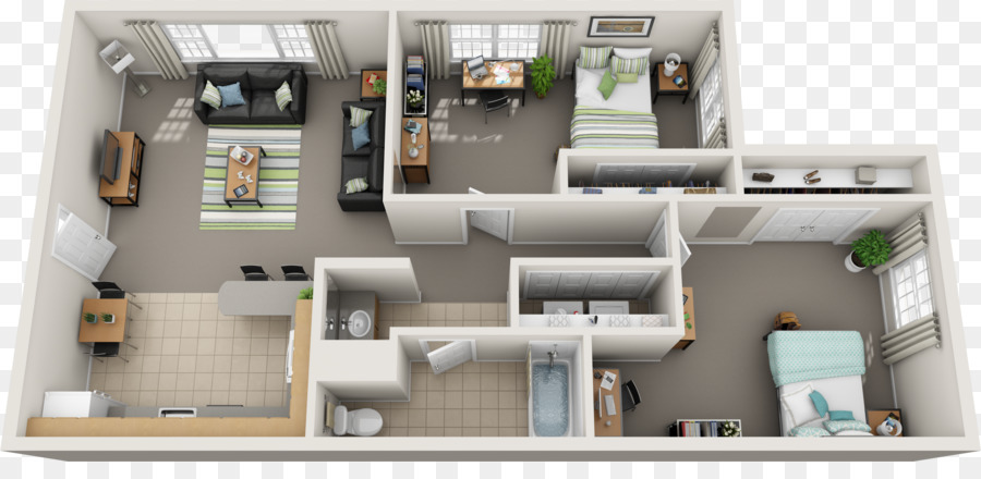 Disposition De L'appartement，Plan D'étage PNG