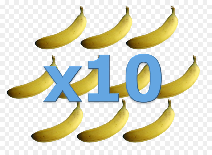 Banane，Dix Bananes Jaunes PNG