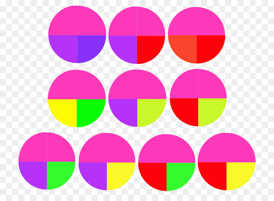 Cercles Colorés，Conception PNG