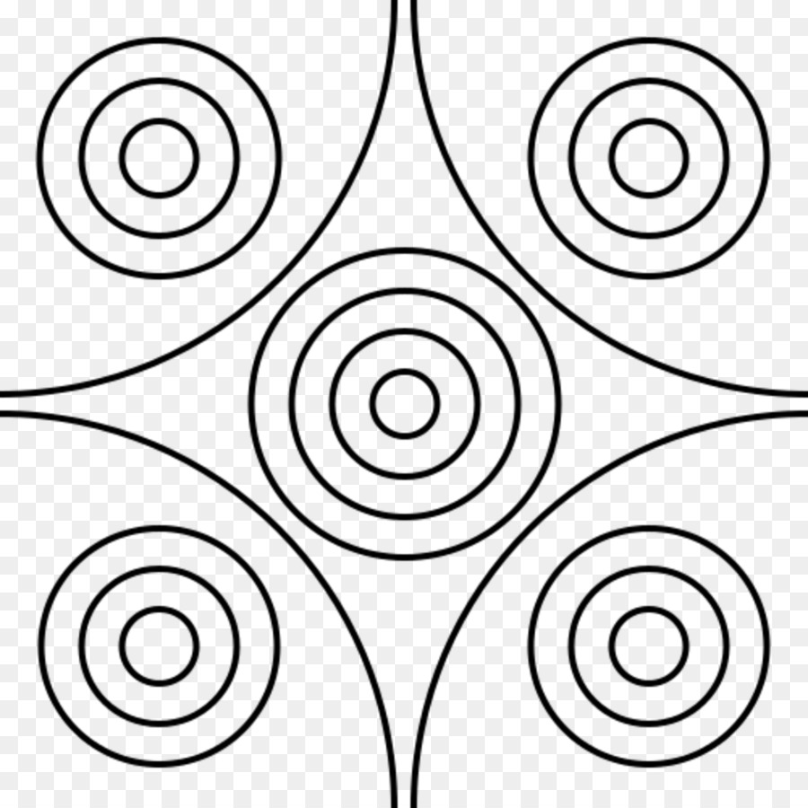 Motif Géométrique，Cercles PNG