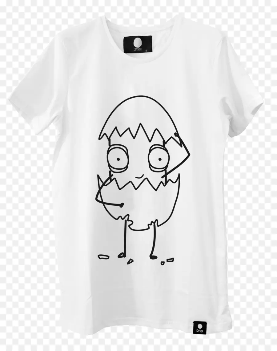 T Shirt Griffonnage，Blanc PNG