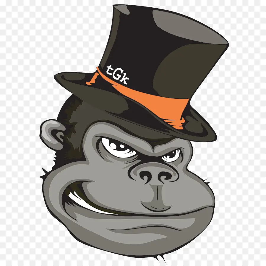 Gorille Avec Chapeau，Gorille PNG