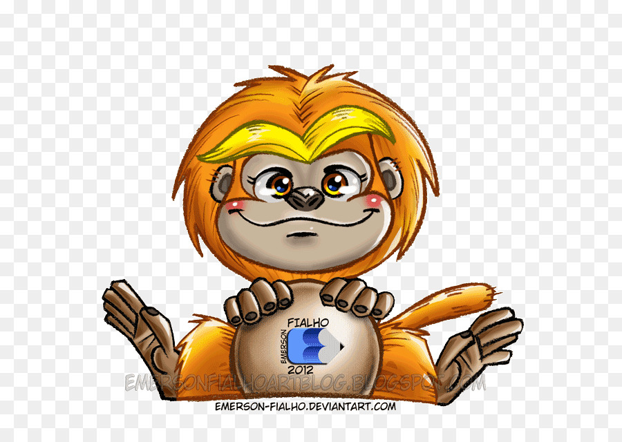 Tamarin Lion D Or，Dessin Animé PNG