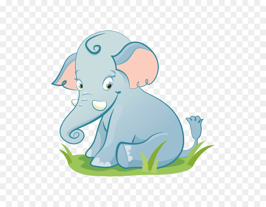 Éléphant Bleu，Tronc PNG