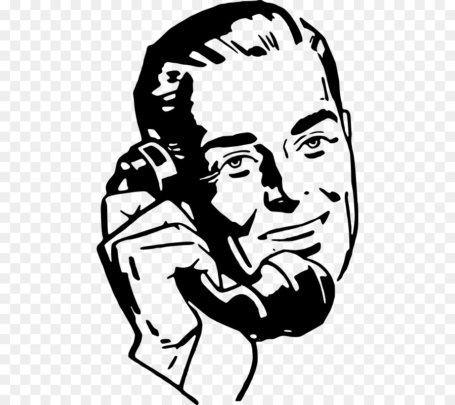 Homme Au Téléphone，Téléphone PNG