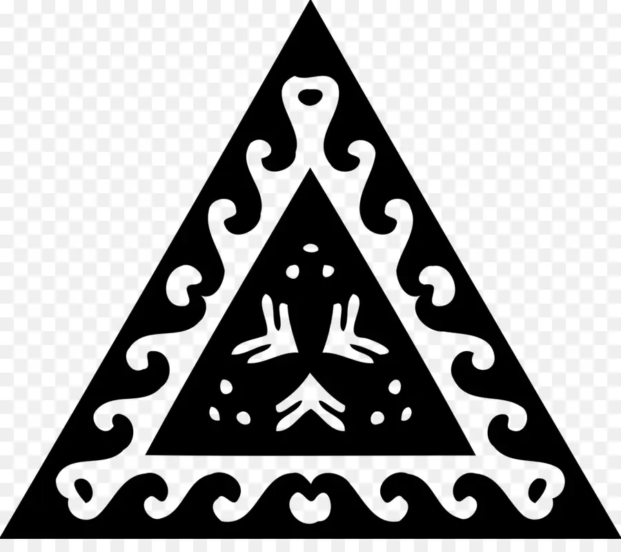 Modèle Triangulaire，Géométrique PNG