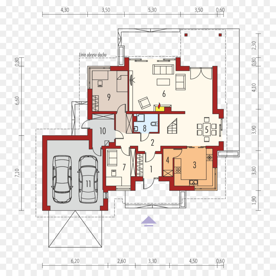 Plan D'étage De La Maison，Plan PNG